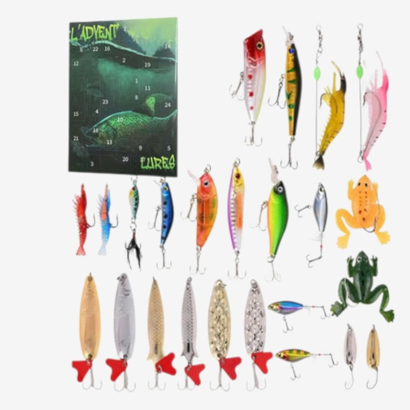 HookTide - Fishing Advent Calendar Christmas Gift – The Perfect Gift for Fish Enthusiasts
