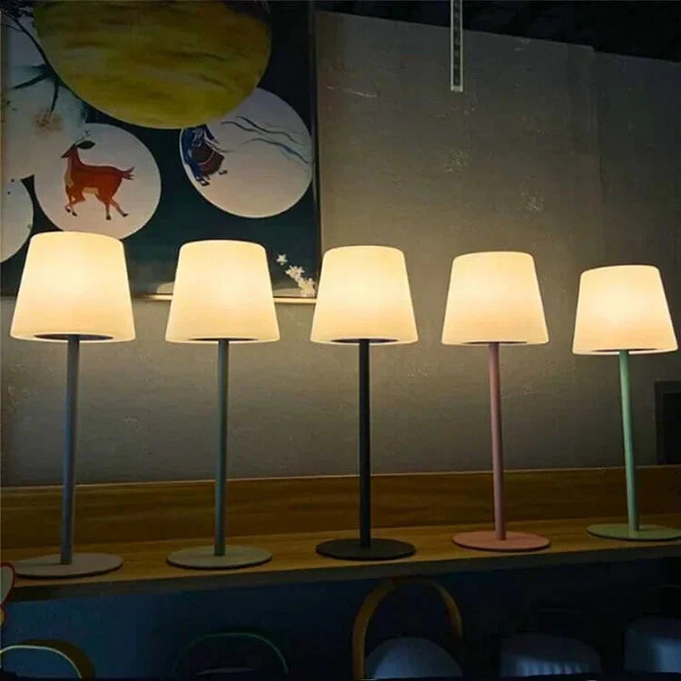 Stylish modern wireless LED table lamp for elegant lighting