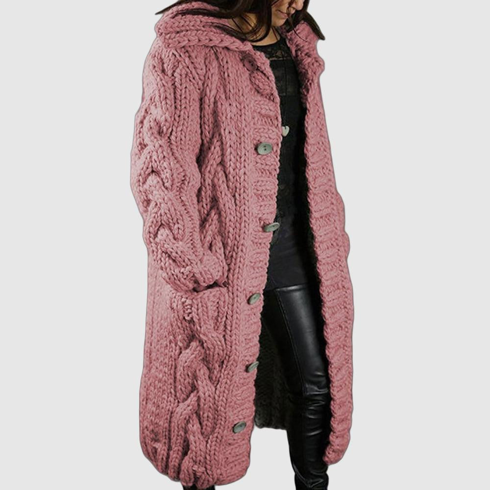 Cozy Women's Chunky Knit Cardigan