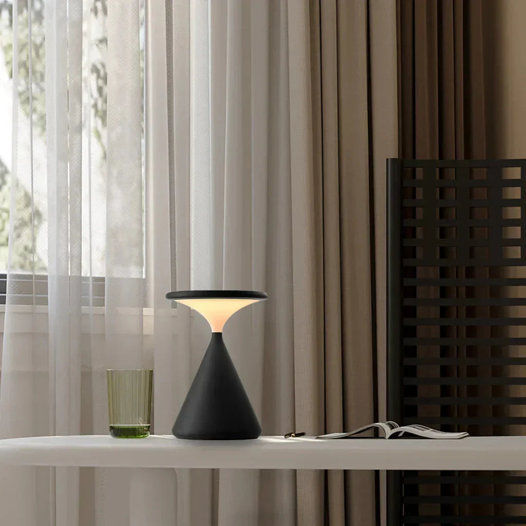 Aeron Hourglass Battery Table Lamp – Flexible and Modern Design for Your Home