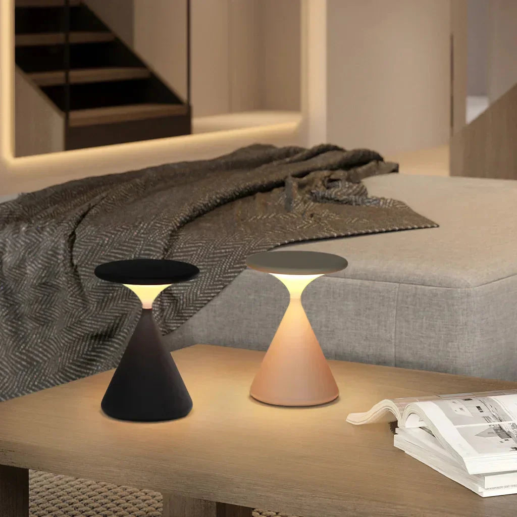 Aeron Hourglass Battery Table Lamp – Flexible and Modern Design for Your Home