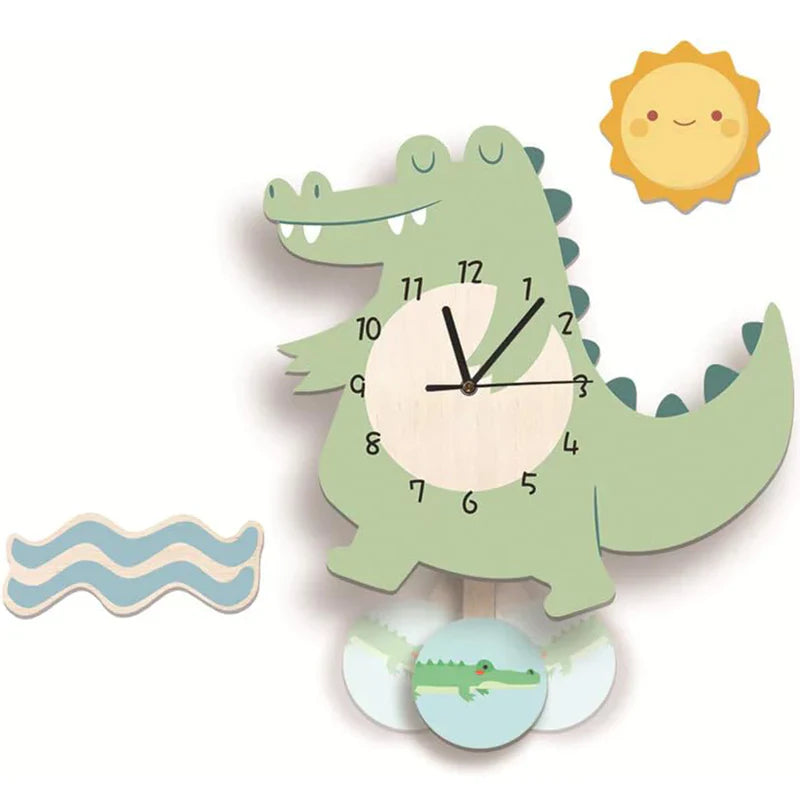 Brilvo - Enchanting Animal Wall Clock for Kids
