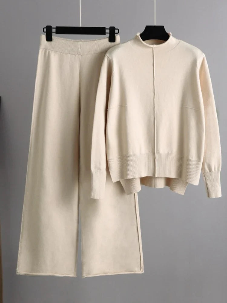 Roma™ - Oversized Sweater and Pants Set in Thick Warm Knit