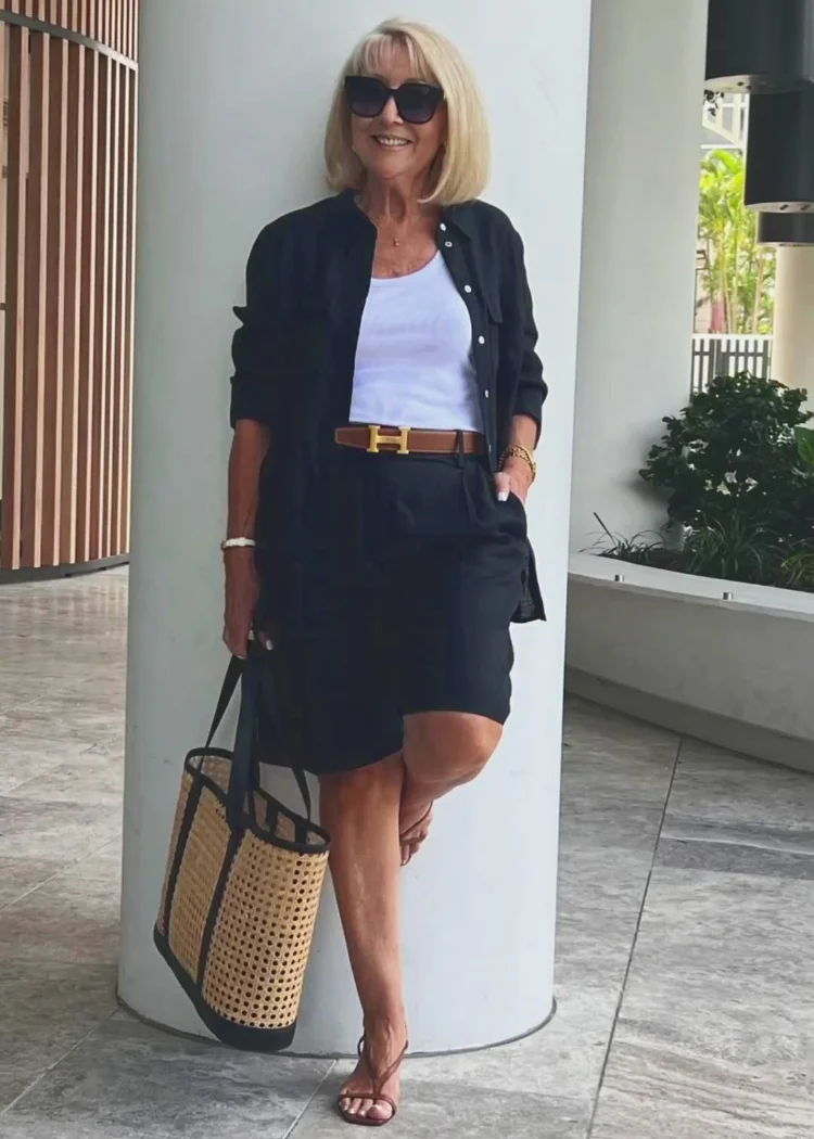 Two-Piece Elegant Women's Cardigan Set