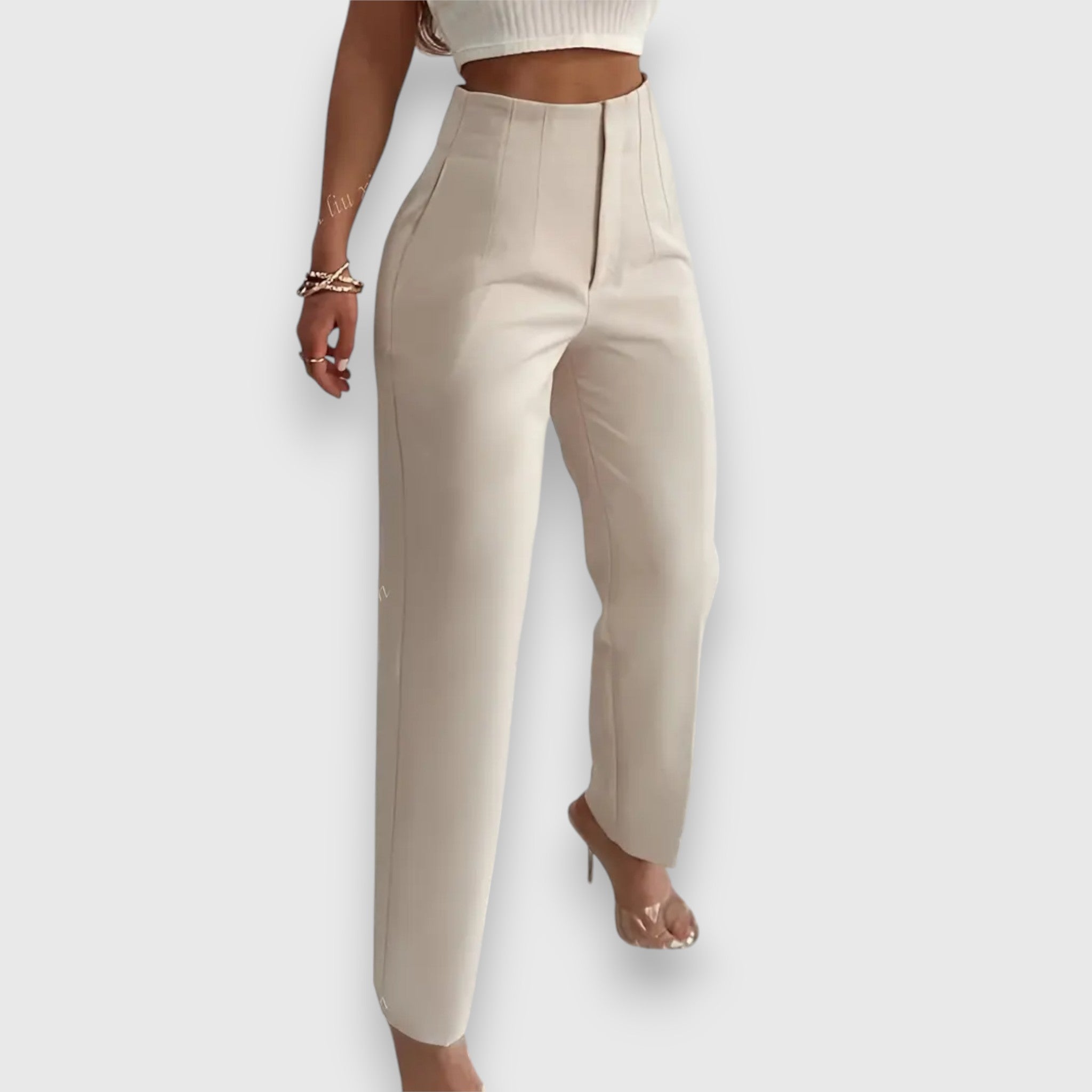 High-Waisted Trousers – Sleek, Tailored & Flattering