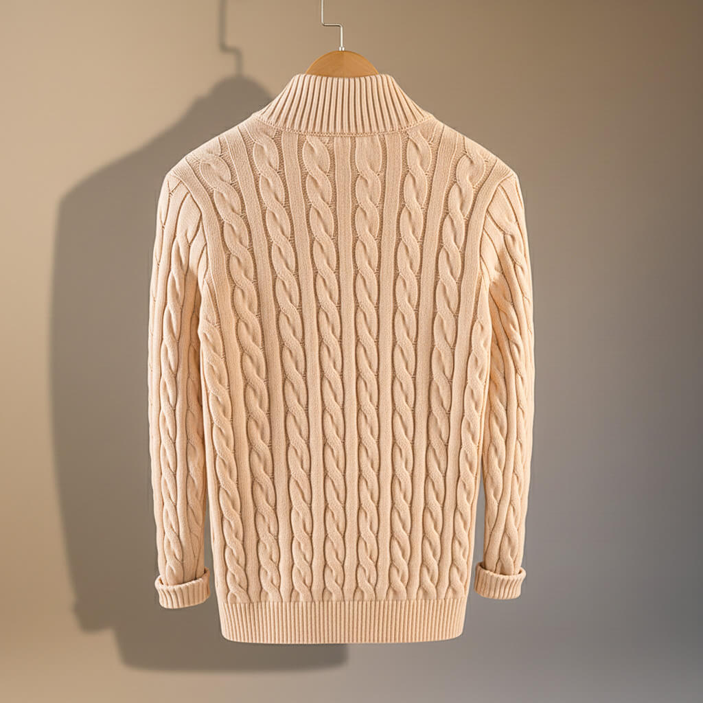 Henry Prestige Knit Mesh Pull for a Stylish and Warm Look