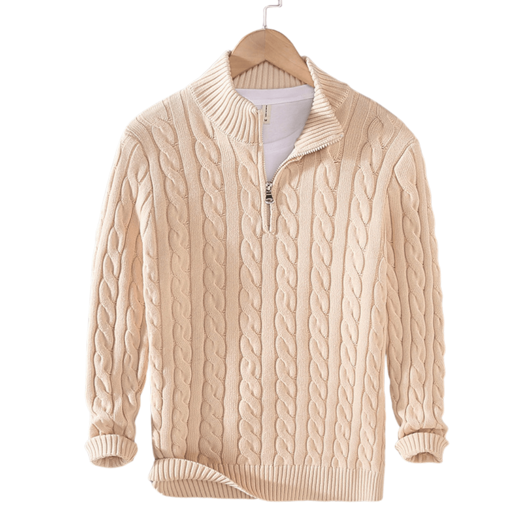 Benedikt - Stylish Modern Half-Zip Sweater