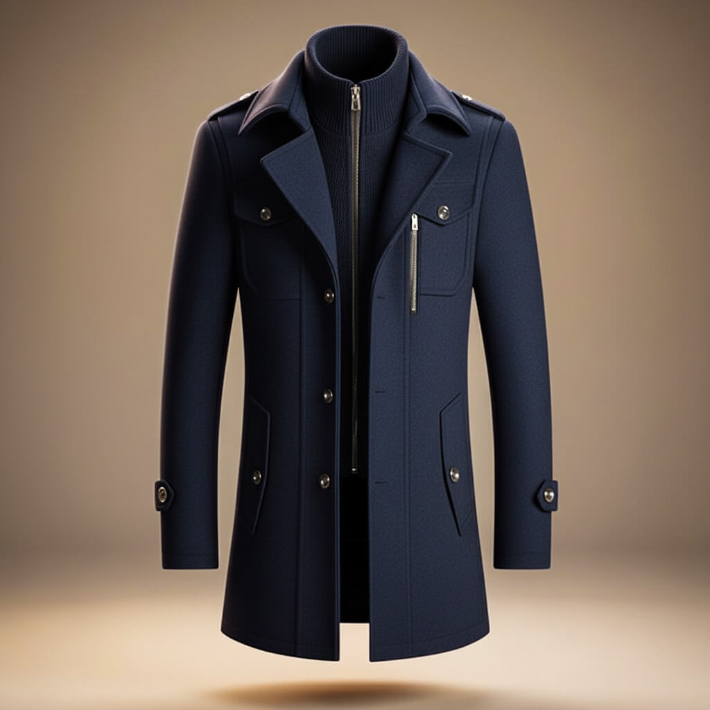 Marco Legacy Elegant Virgin Wool Coat