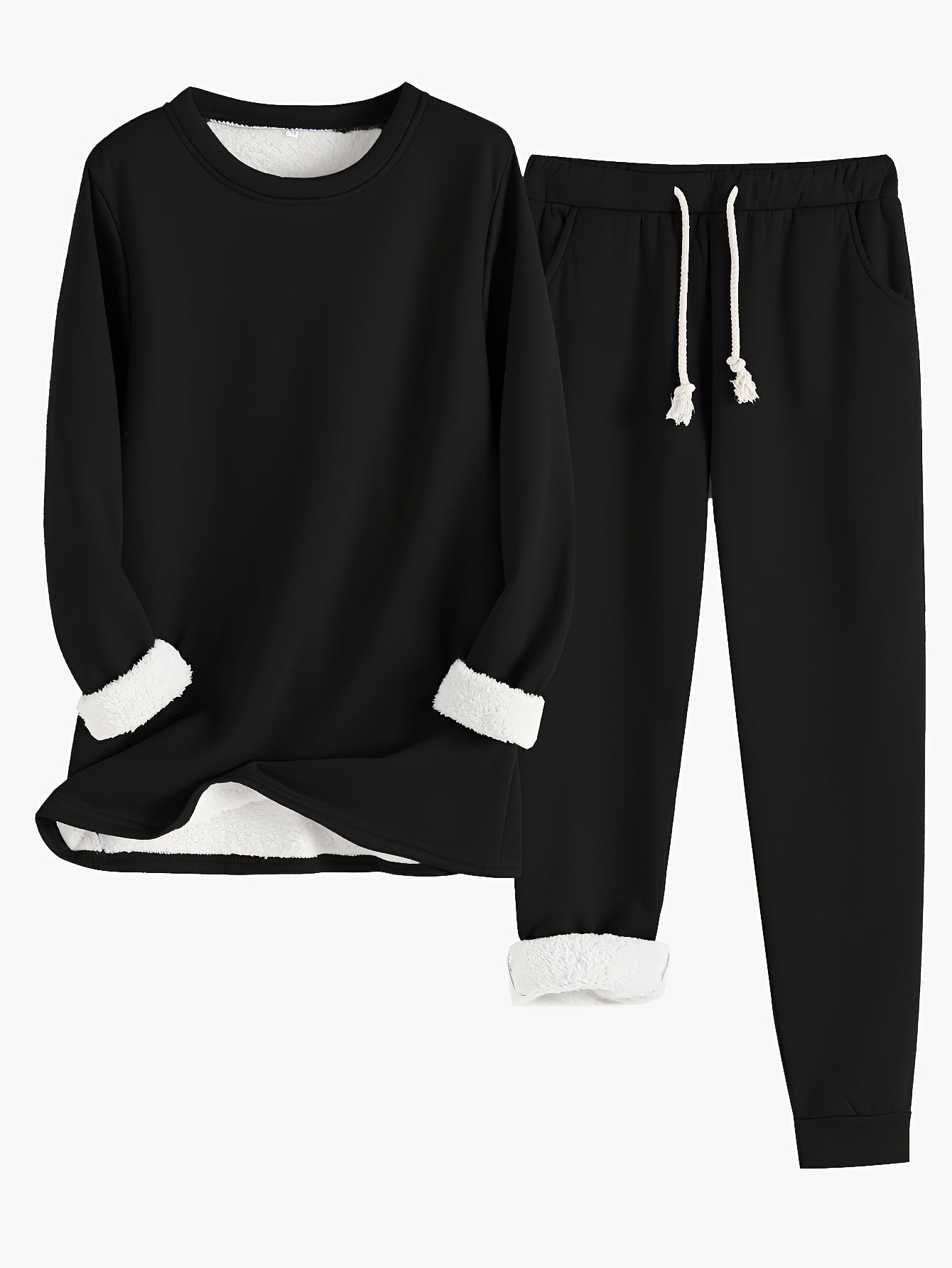Two-Piece Relaxed and Comfortable Loungewear Set for Home