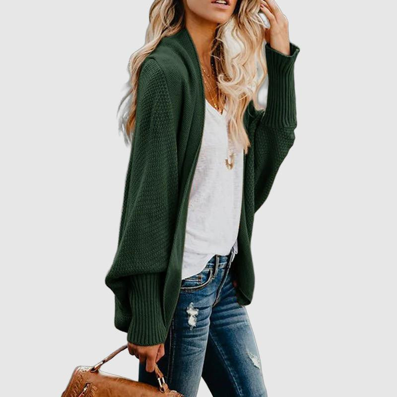 Women's Open-Front Knit Cardigan - Cozy, Lightweight Everyday Layer