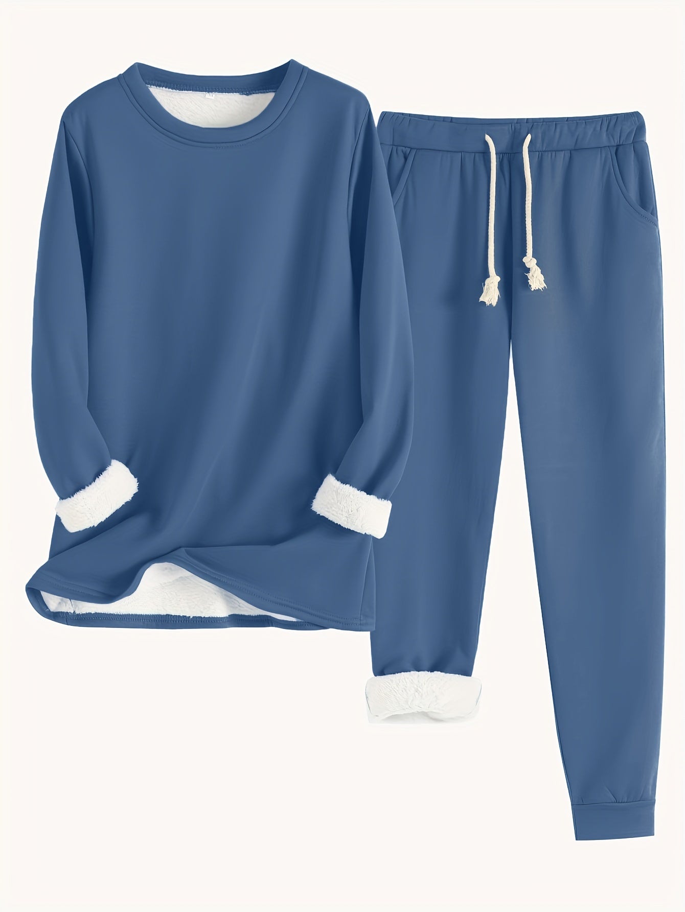 Two-Piece Relaxed and Comfortable Loungewear Set for Home