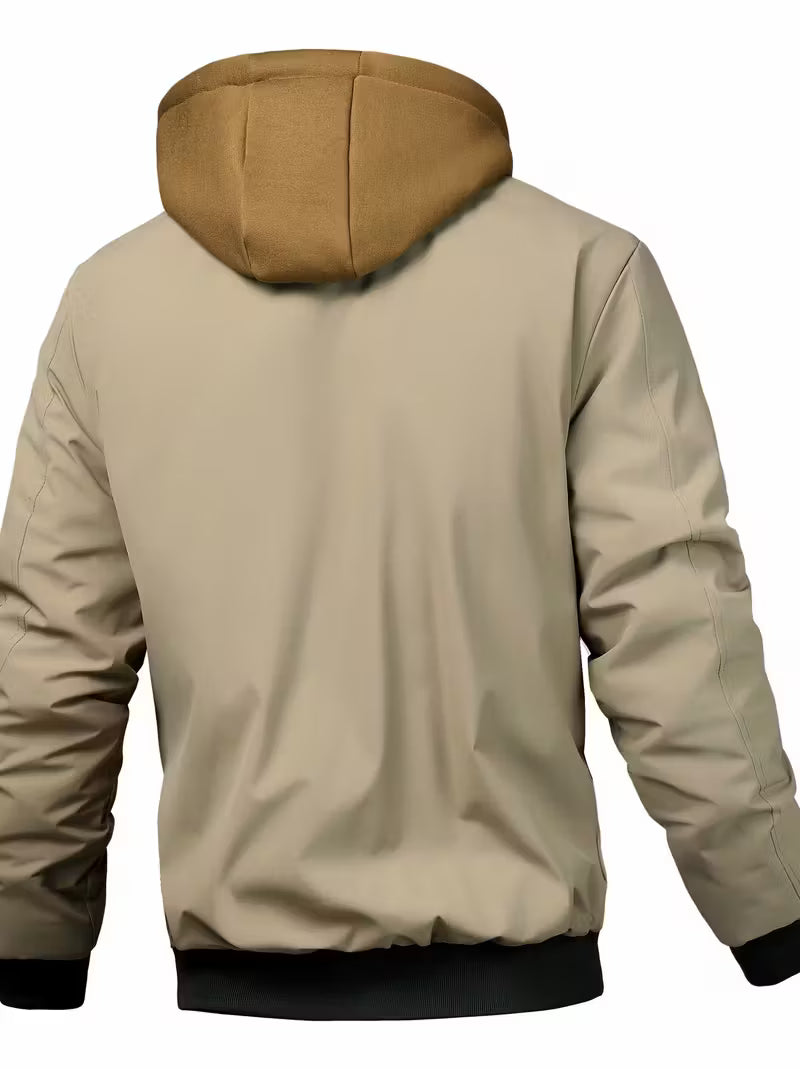 Air Force-Inspired Hooded Jacket