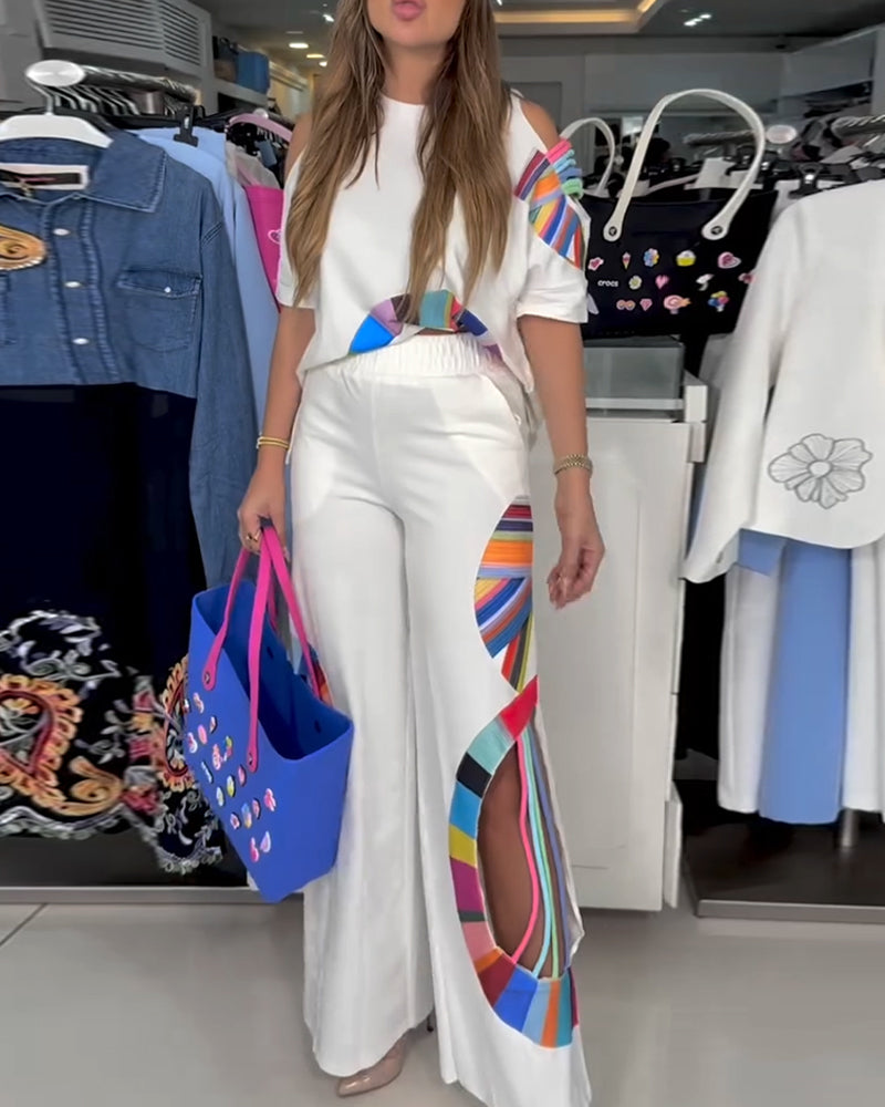 Two-piece trendy set for a chic and modern style