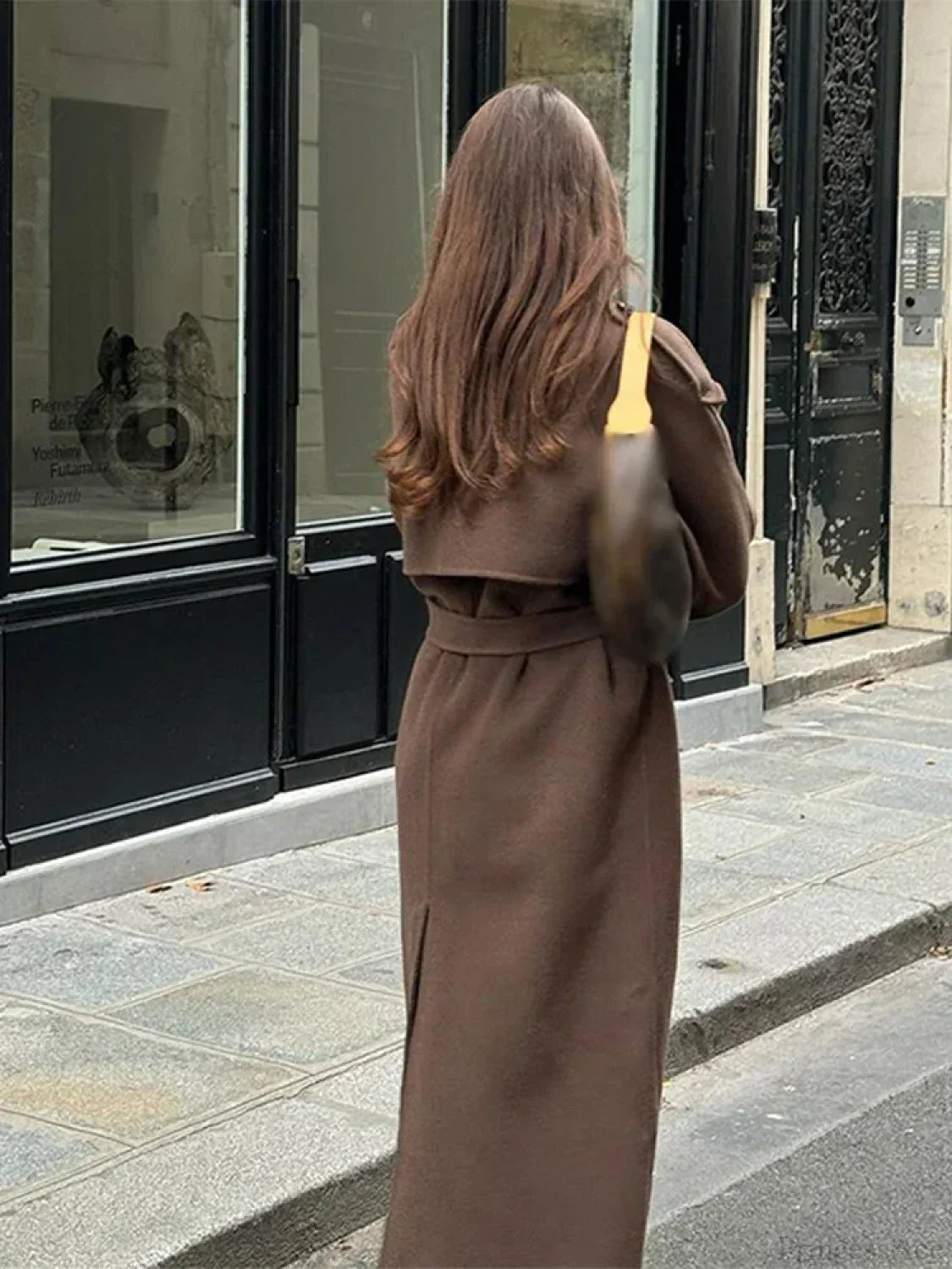 Casual Turn-Down Collar Double-Breasted Overcoat – Stylish & Comfortable Outerwear for Every Day