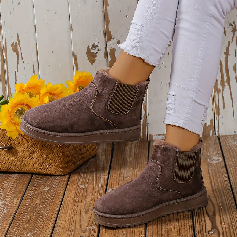 Women's Casual Slip-On Boots for Everyday Comfort and Style
