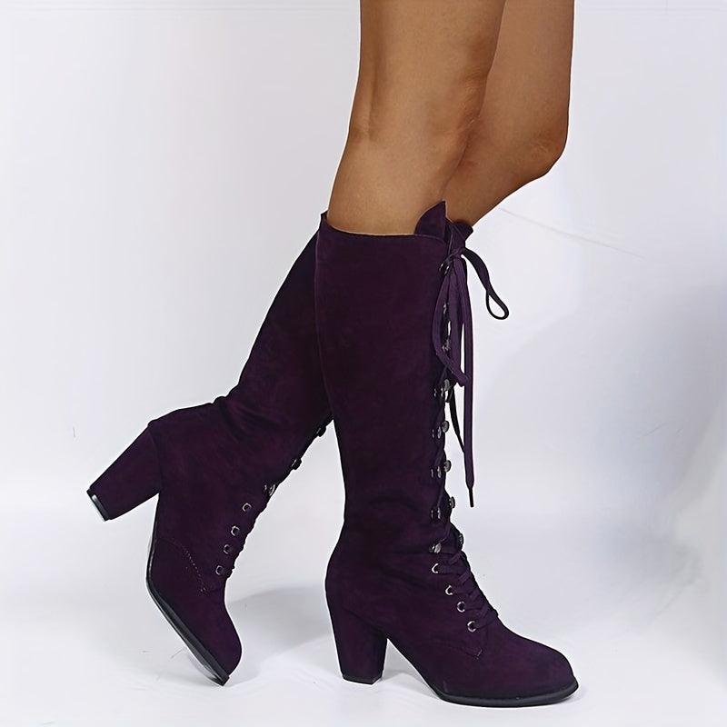 Lucia - Chic, Fashion-Forward Knee-High Boots
