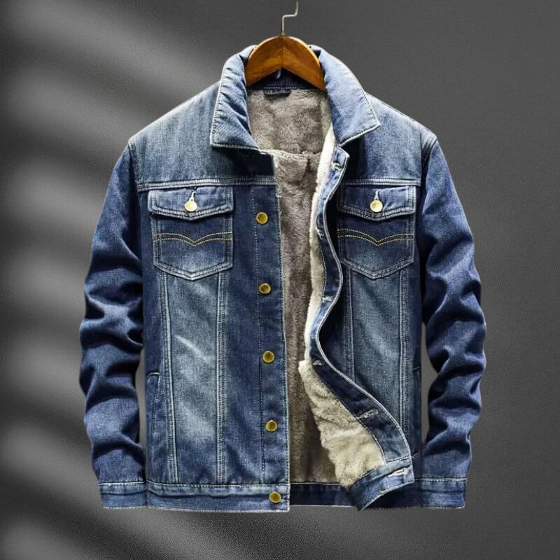 Grayson Organic Denim Jacket for a Stylish Eco-Friendly Look