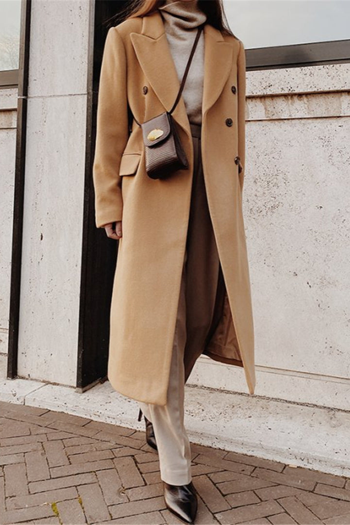 Slim Double-Faced Button Coat