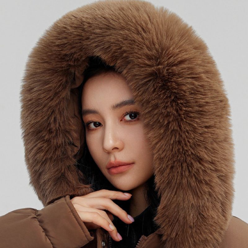 Sofia Couture Elegant Fur Parka for a Luxurious Look