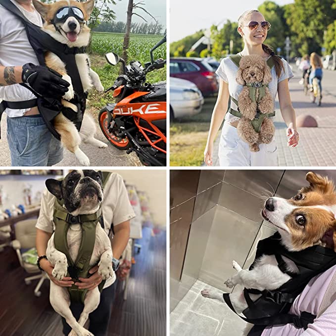 Versatile Hands-Free Dog Backpack for Easy and Comfortable Transport