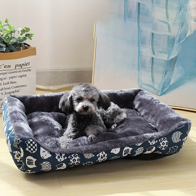 PlushPaws Luxe Dog Bed Sofa