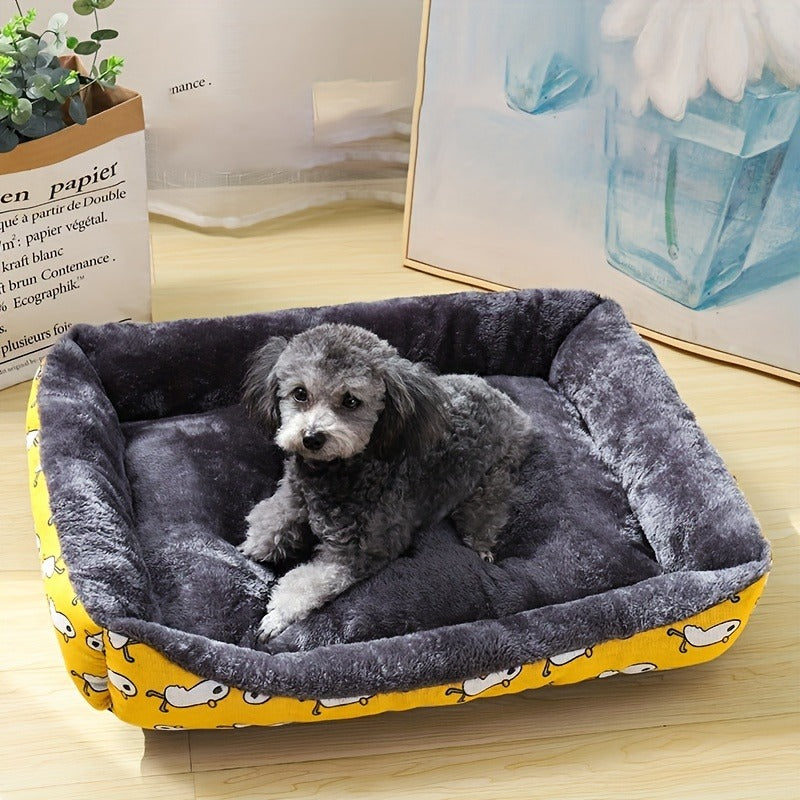 PlushPaws Luxe Dog Bed Sofa