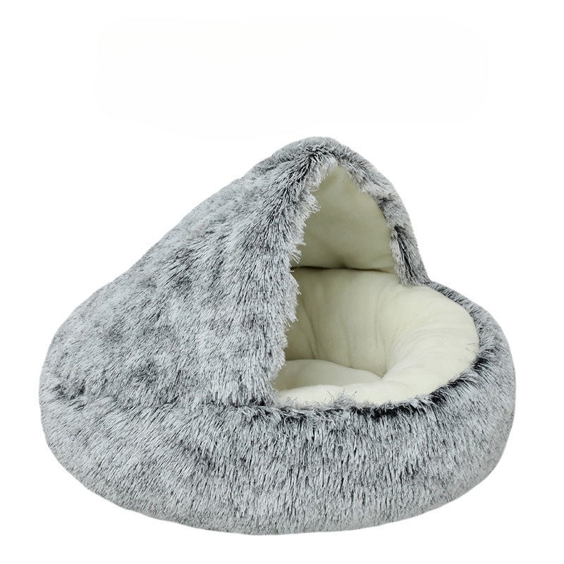 Round Cat Cushion | Luxury Winter Basket and Sleeping Bag for Comfortable Cats