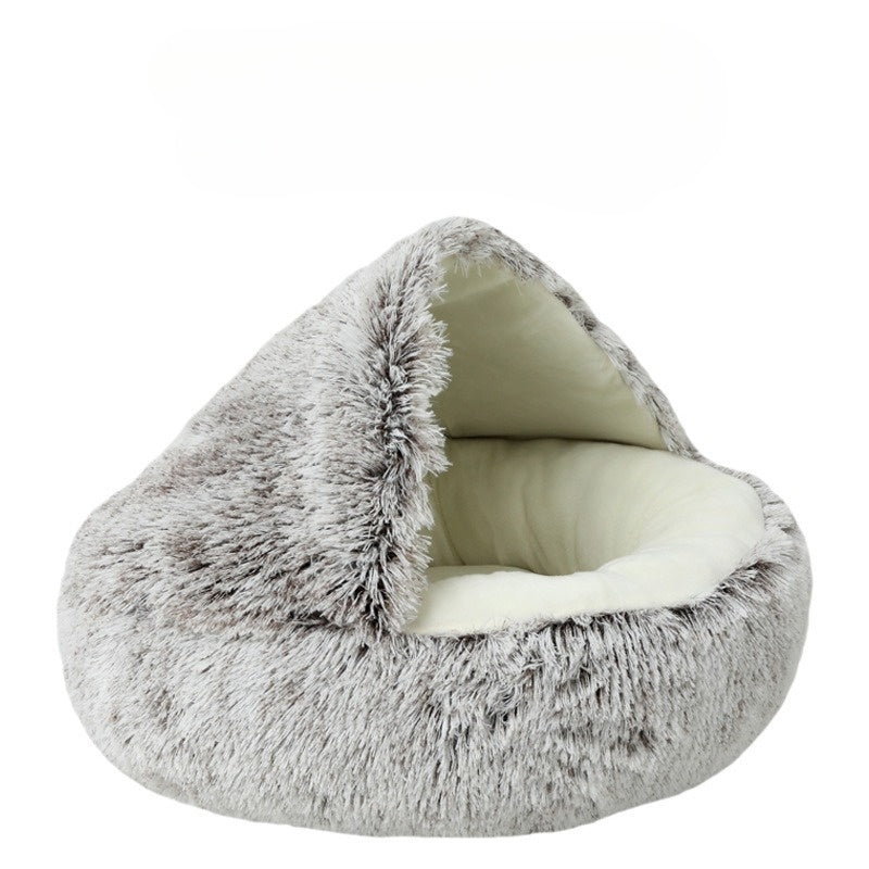 Round Cat Cushion | Luxury Winter Basket and Sleeping Bag for Comfortable Cats