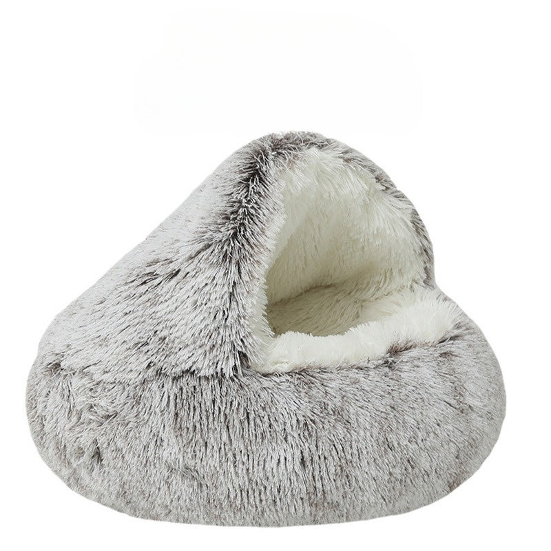 Round Cat Cushion | Luxury Winter Basket and Sleeping Bag for Comfortable Cats