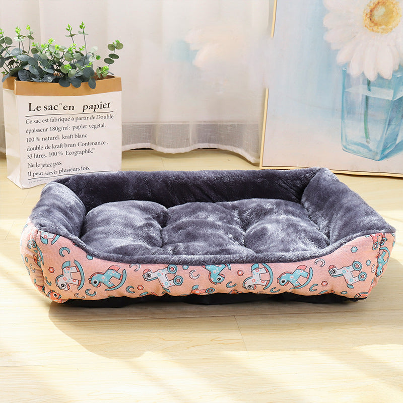 PlushPaws Luxe Dog Bed Sofa