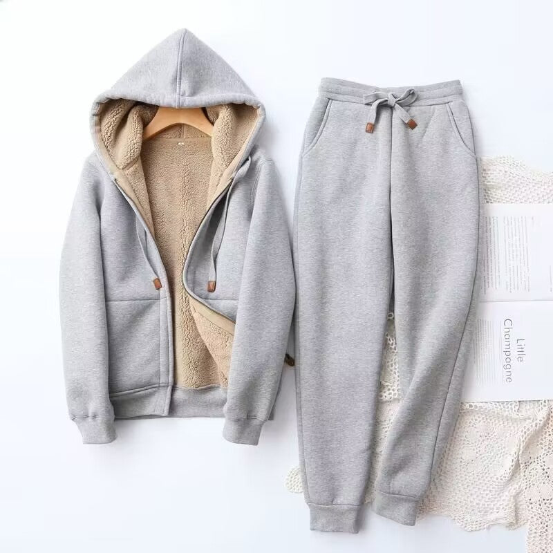 Kaitlyn Women's Cozy Winter Hoodie and Jogger Set for Ultimate Comfort