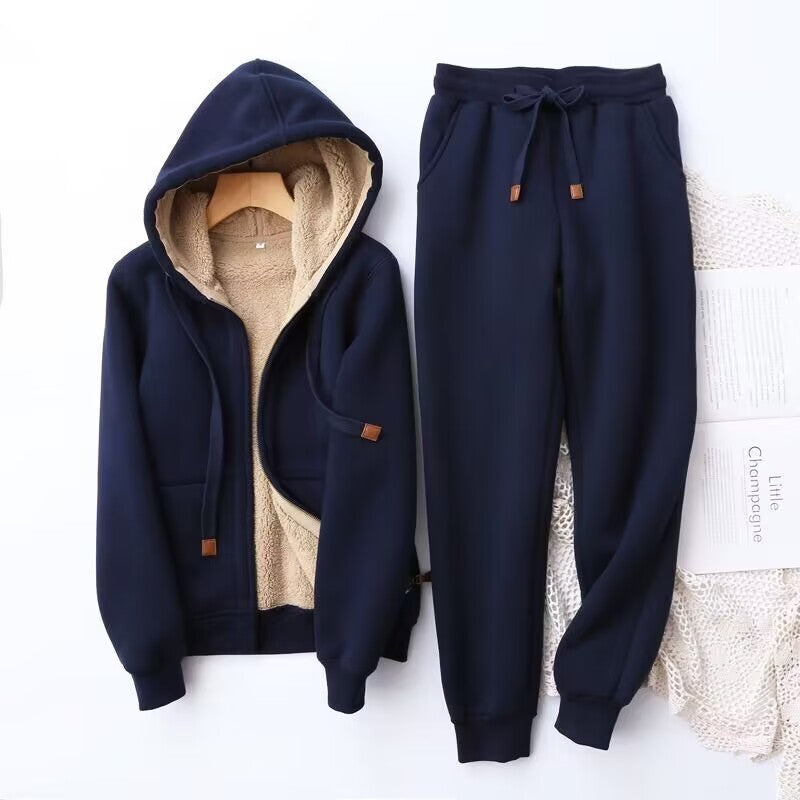 Kaitlyn Women's Cozy Winter Hoodie and Jogger Set for Ultimate Comfort