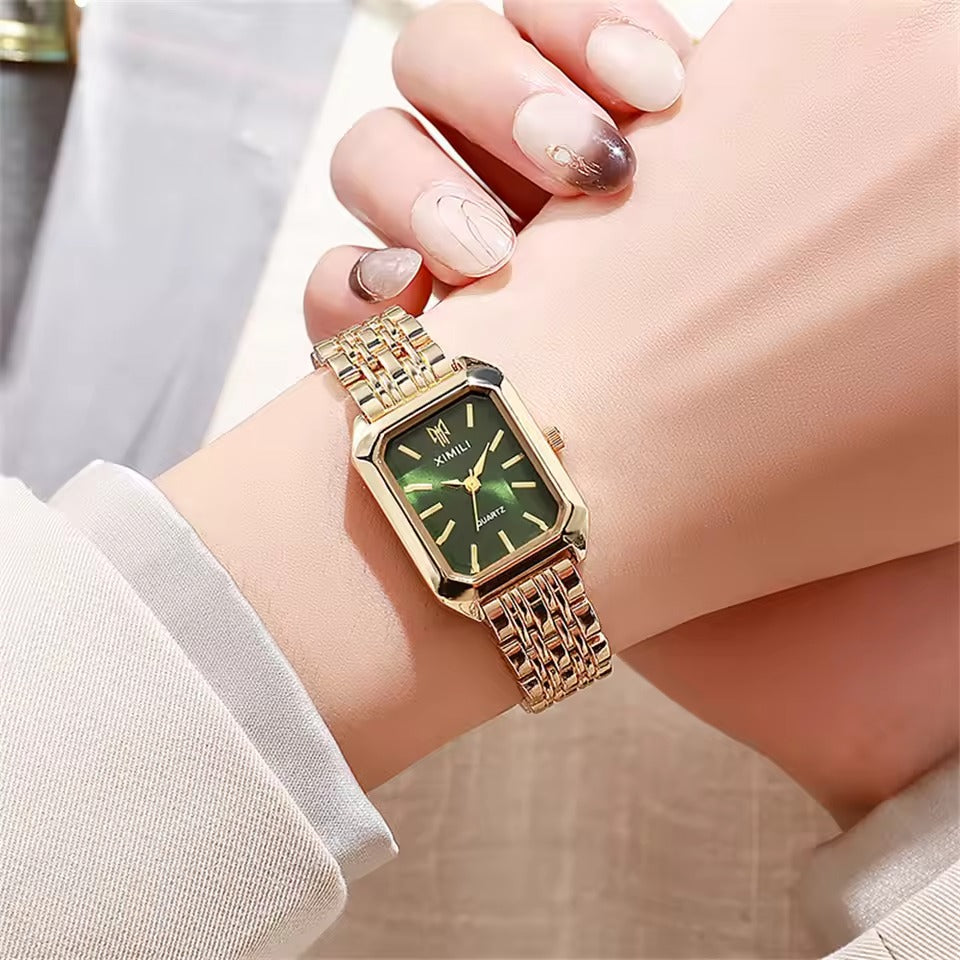 Classic Square Gold Quartz Watch