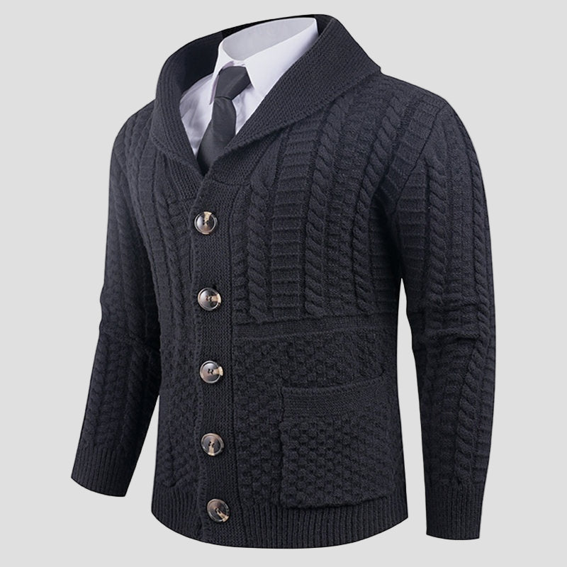 Jackson | Elegant Formal Wool Cardigan