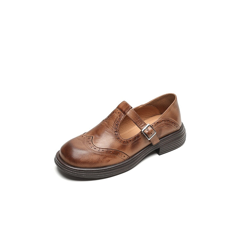 Mattea Leather Mary Janes – Elegant, Timeless Style