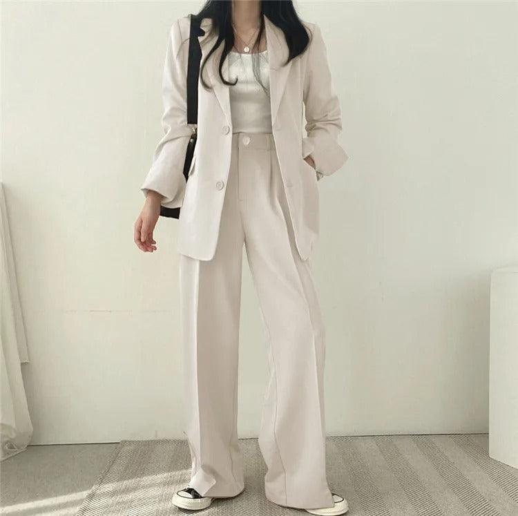 Hailey | Elegant Women's Suit Set with Long Blazer