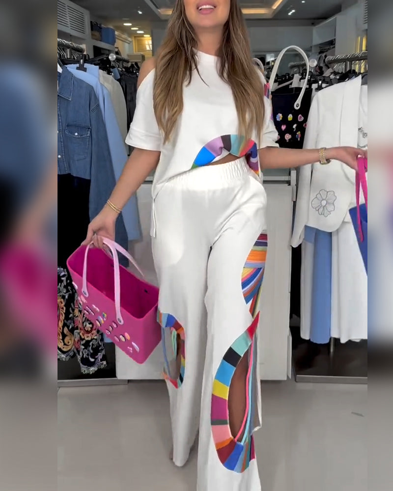 Two-piece trendy set for a chic and modern style