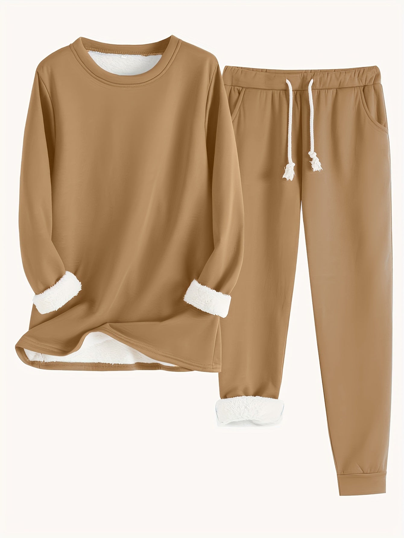 Two-Piece Relaxed and Comfortable Loungewear Set for Home