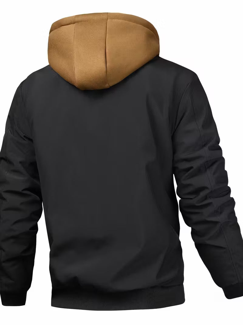 Air Force-Inspired Hooded Jacket