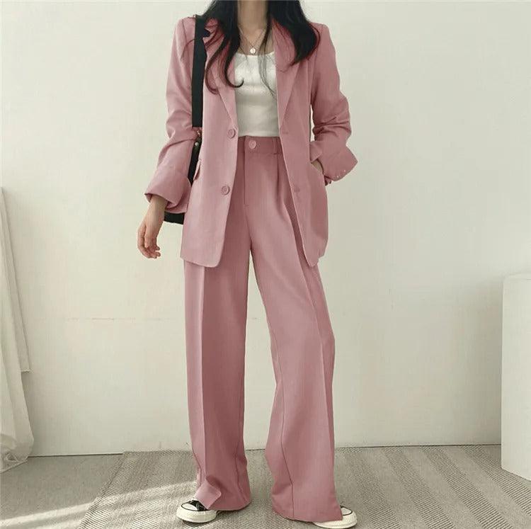 Hailey | Elegant Women's Suit Set with Long Blazer