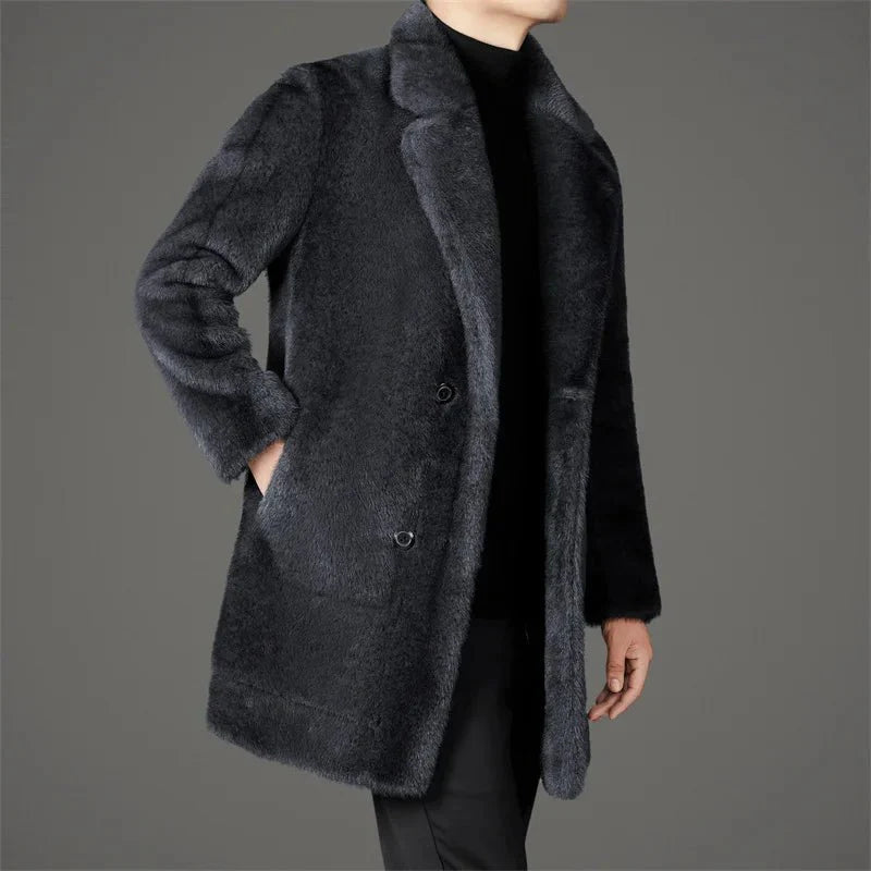 Ewald – Elegant and versatile mink fur coat for stylish looks