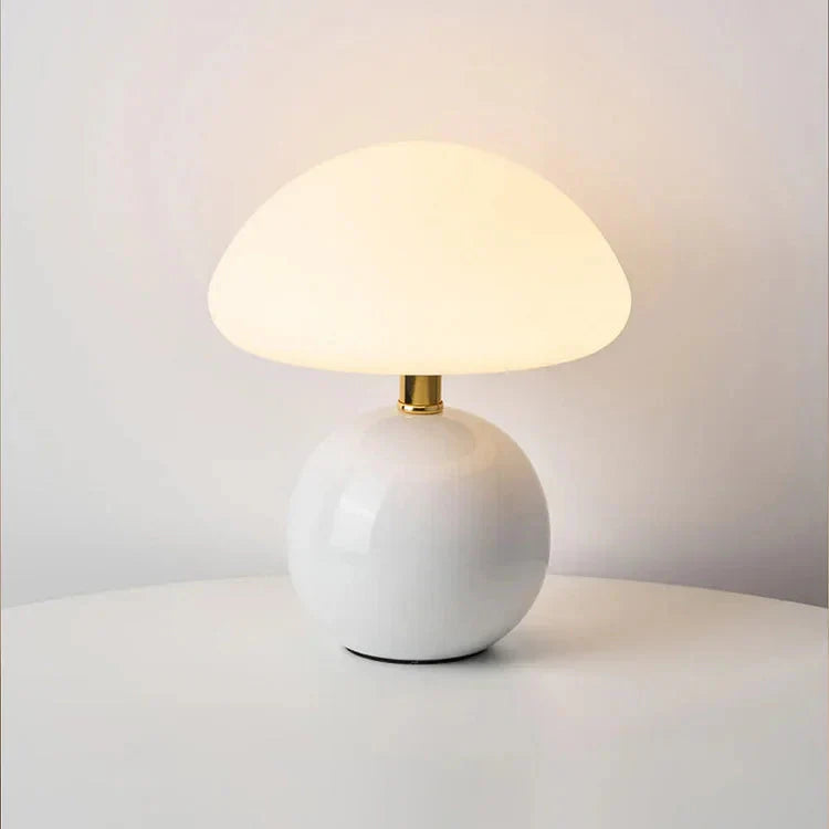 Elegant French Cream Mushroom Lamp for Stylish Lighting