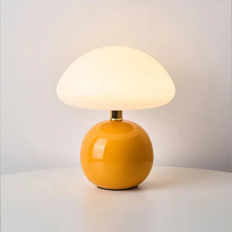 Elegant French Cream Mushroom Lamp for Stylish Lighting
