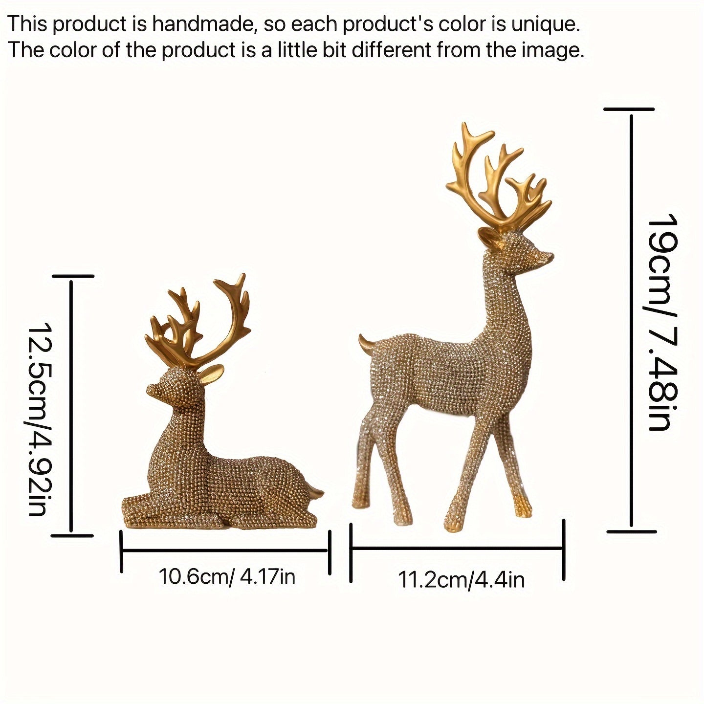 WinterGrove - Adorable Reindeer Duo for Magical Winter Landscapes