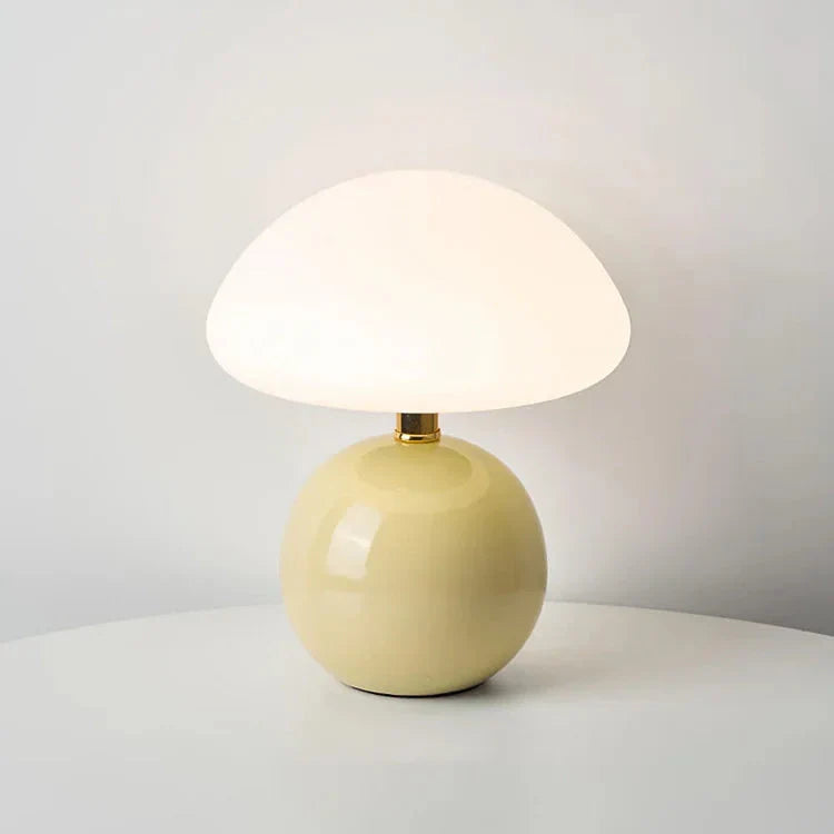 Elegant French Cream Mushroom Lamp for Stylish Lighting