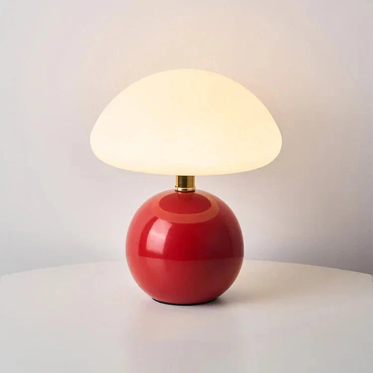 Elegant French Cream Mushroom Lamp for Stylish Lighting