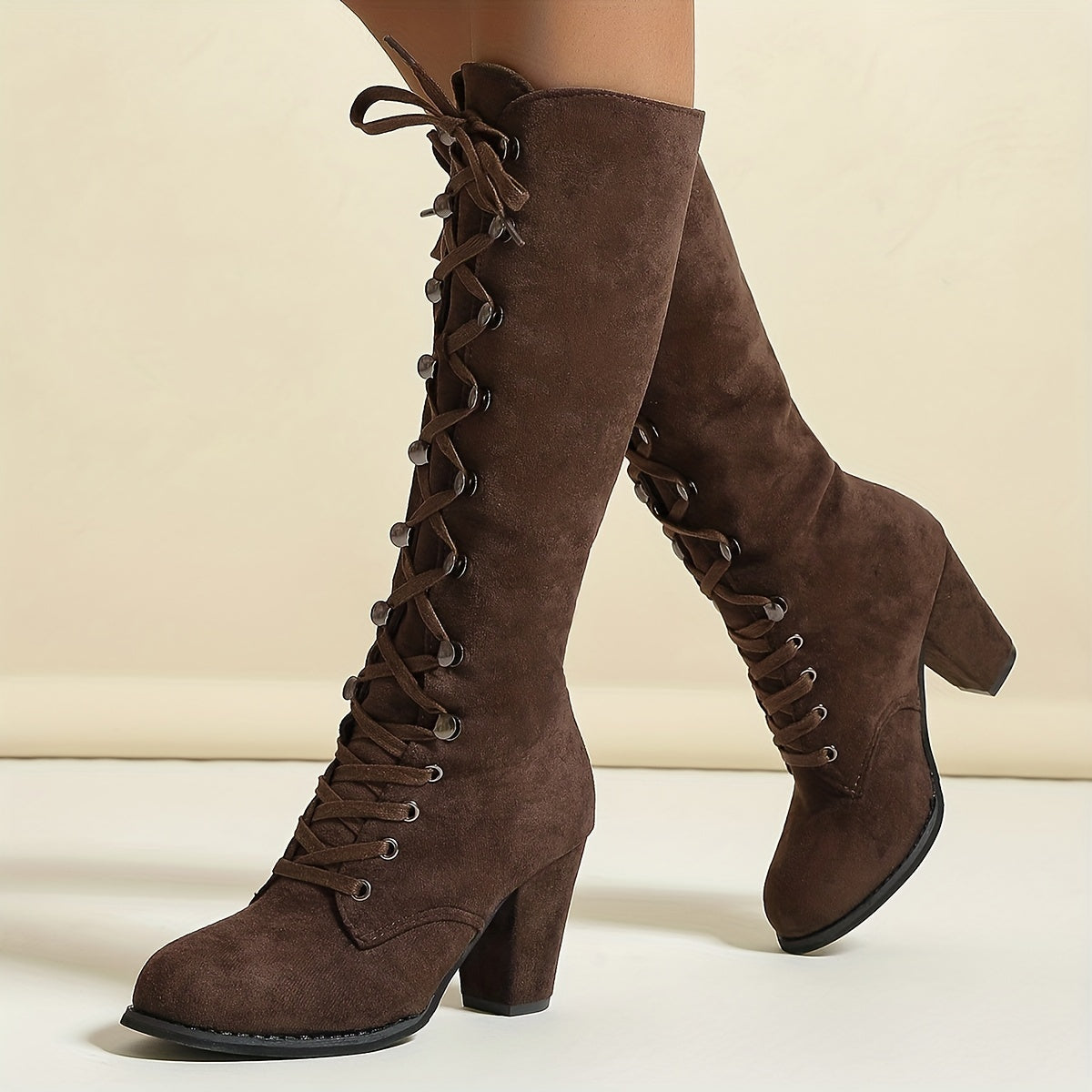 Lucia - Chic, Fashion-Forward Knee-High Boots