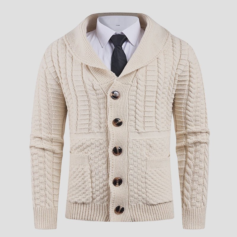 Jackson | Elegant Formal Wool Cardigan