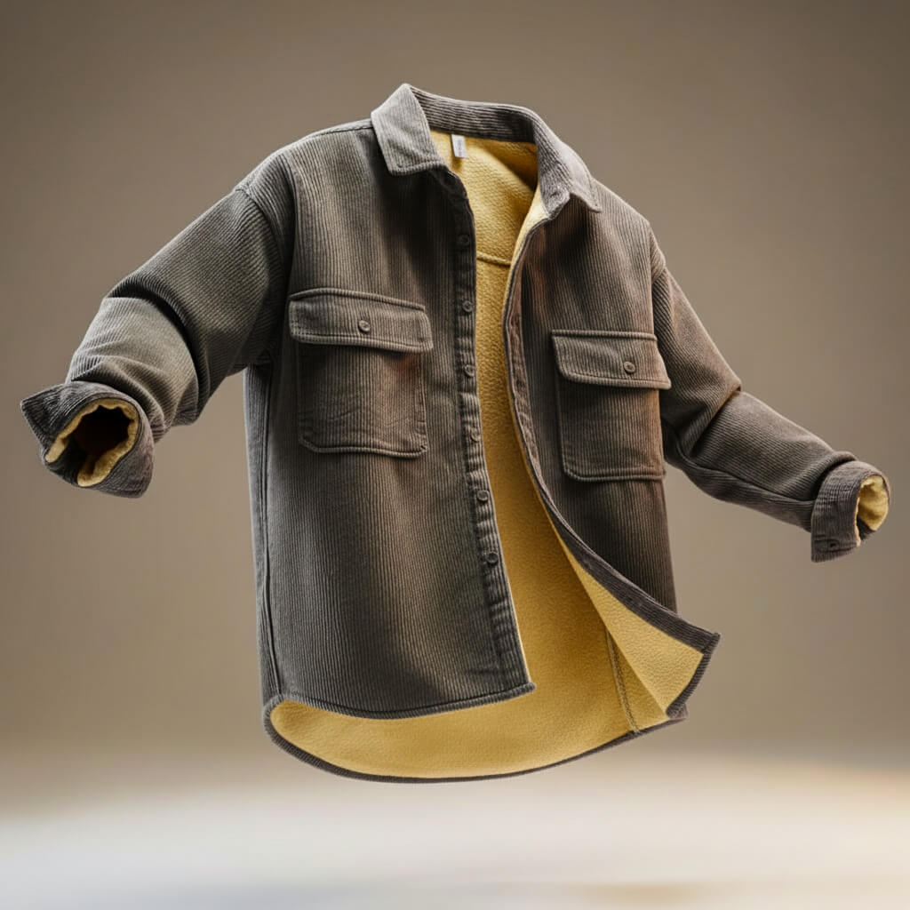 Hudson Prestige Corduroy Velvet Jacket – Elegance and Comfort Guaranteed