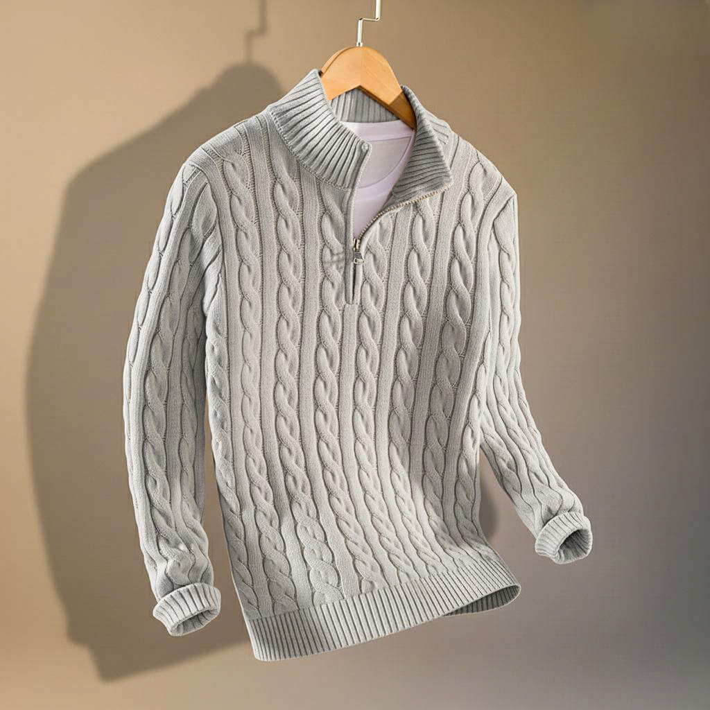 Henry Prestige Knit Mesh Pull for a Stylish and Warm Look